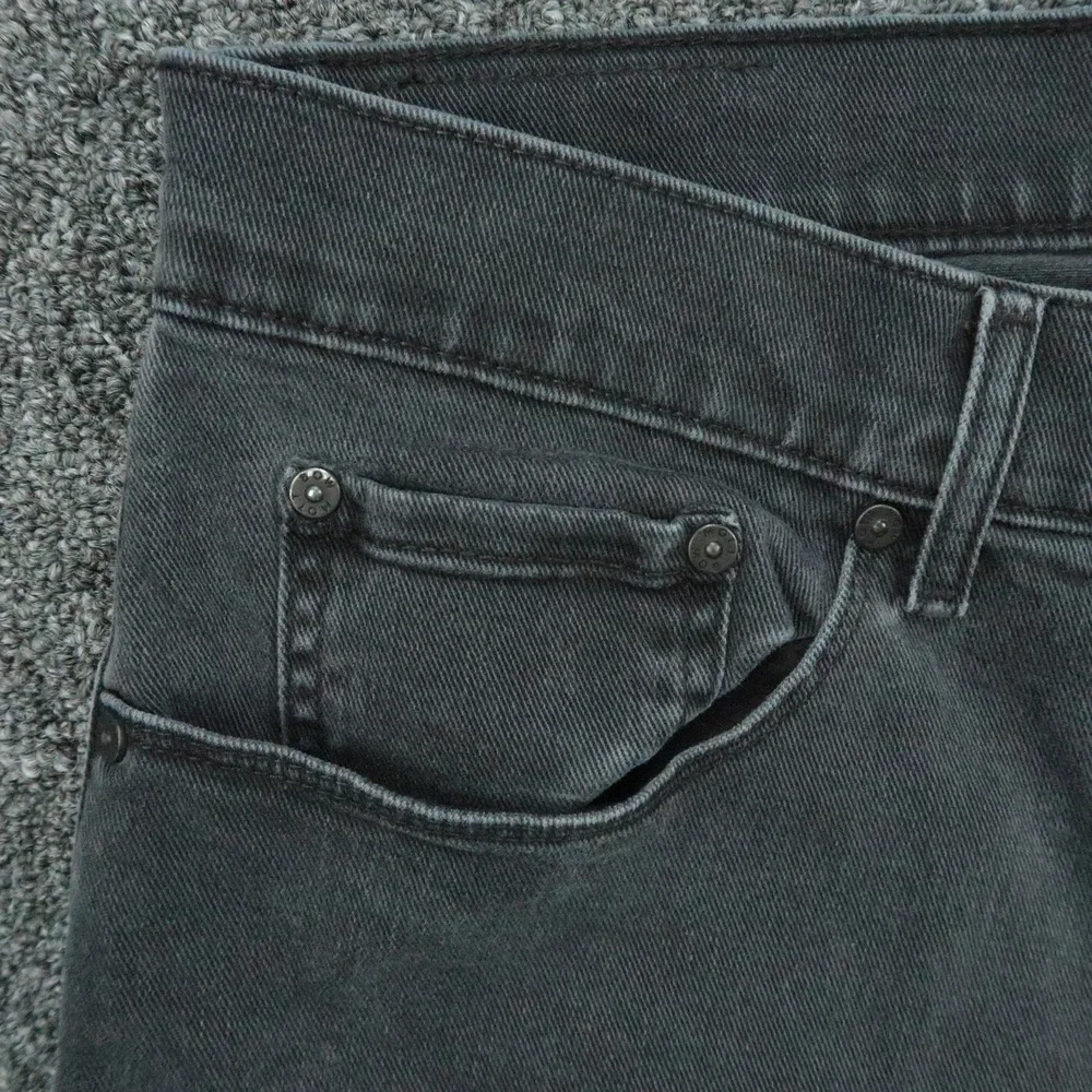 Mott & Bow Jeans Mens 36x32 Gray Crosby Straight Fit 5 Pocket Denim
